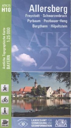 ATK25-H10 Allersberg (Amtliche Topographische Karte 1:25000) - Breitband und Vermessung Landesamt für Digitalisierung  Bayern