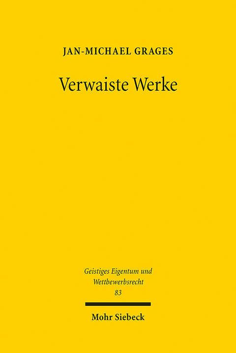 Verwaiste Werke - Jan-Michael Grages