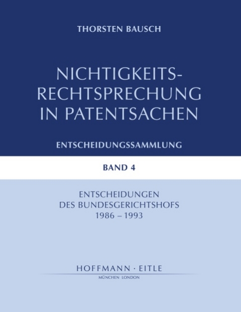 Nichtigkeitsrechtsprechung in Patentsachen