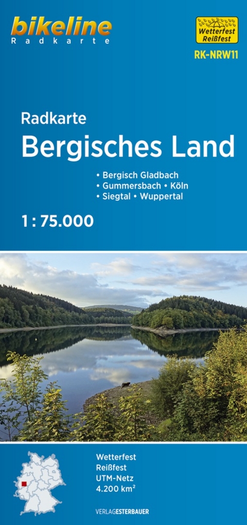 Radkarte Bergisches Land (RK-NRW11) - 