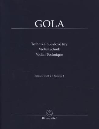 Violintechnik / Technika houslové hry. H.2 - Zdenek Gola