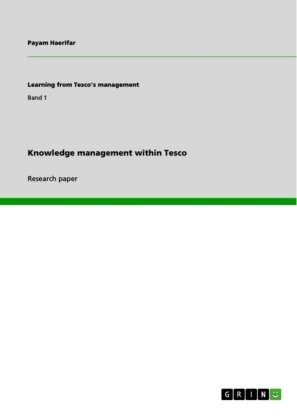 Knowledge management within Tesco - Payam Haerifar