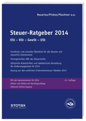 Steuer-Ratgeber 2014 - Claudia Boeddinghaus, Frank Henseler, Walter Niermann, Erich Pinkos, Wolfgang Püschner, Lothar Rosarius, Marcus Spahn