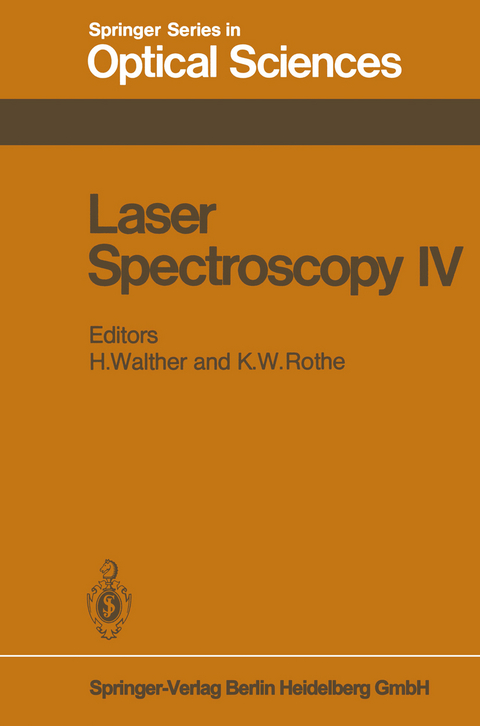 Laser Spectroscopy IV - 