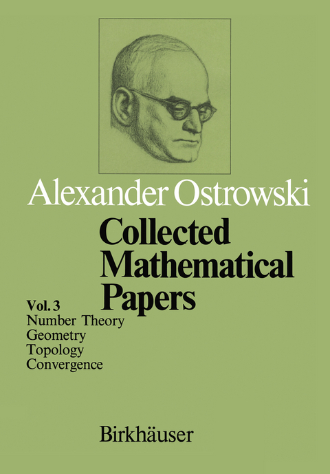 Collected Mathematical Papers - A. Ostrowski