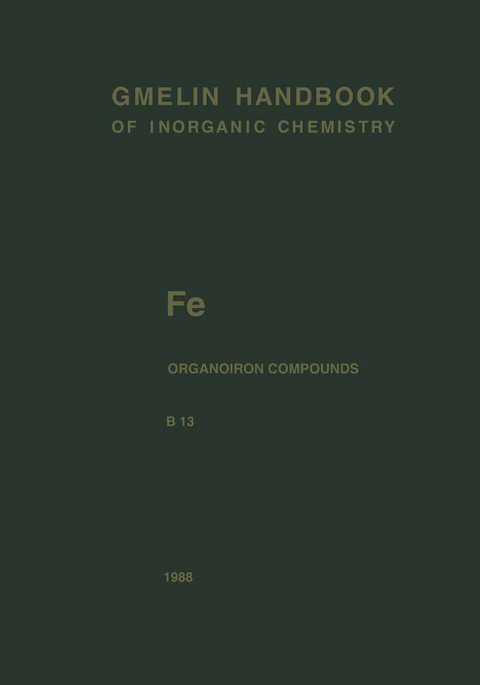 Fe Organoiron Compounds Part B13 - Christa Siebert