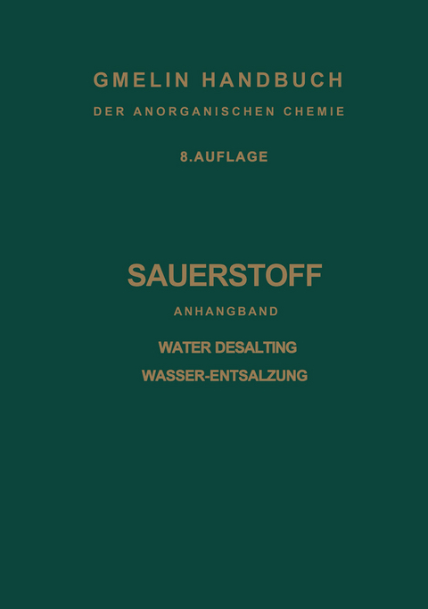 Sauerstoff - Anthony A. Delyannis, Eurydike A. Delyannis