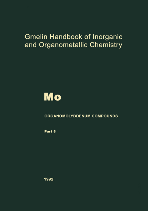 Mo Organomolybdenum Compounds - Hans Schumann