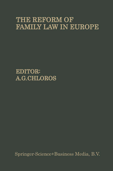 The Reform of Family Law in Europe - A. Chloros