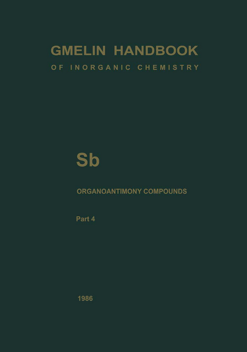 Sb Organoantimony Compounds Part 4 - Markus Wieber