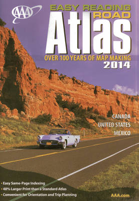 AAA Easy Reading Road Atlas 2014 -  AAA Publishing