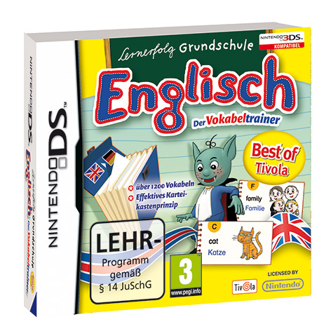 Lernerfolg Grundschule, Englisch Der Vokabeltrainer, Nintendo DS-Spiel