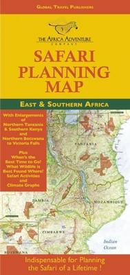 Safari Planning Map to East and Southern Africa - Mark W. Nolting