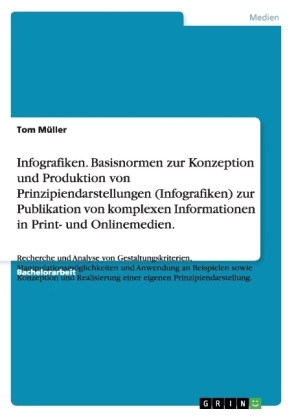 Infografiken. Basisnormen zur Konzeption und Produktion von Prinzipiendarstellungen (Infografiken) zur Publikation von komplexen Informationen in Print- und Onlinemedien - Tom MÃ¼ller