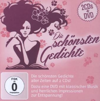 Die schönsten Gedichte aller Zeiten, 2 Audio-CDs + 1 DVD