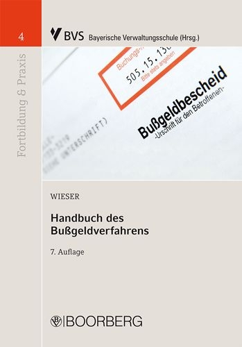 Handbuch des Bußgeldverfahrens - Raimund Wieser