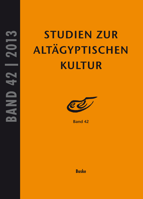 Studien zur Altägyptischen Kultur Band 42 - 