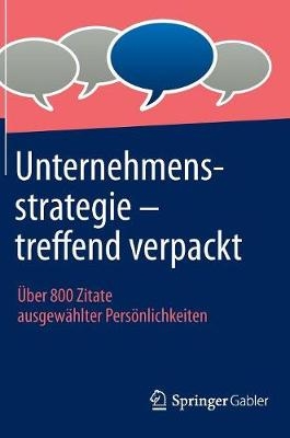 Unternehmensstrategie - treffend verpackt