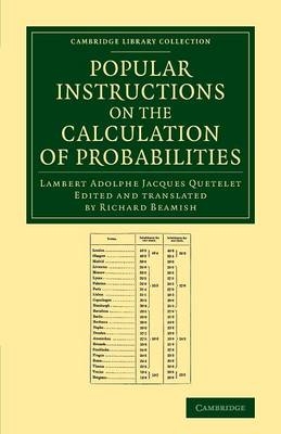 Popular Instructions on the Calculation of Probabilities - Lambert Adolphe Jacques Quetelet