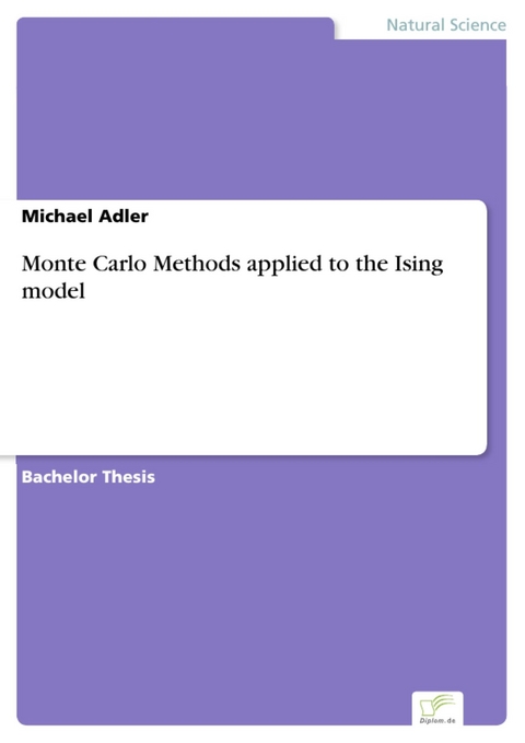 Monte Carlo Methods applied to the Ising model -  Michael Adler