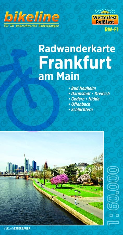 Radwanderkarte Frankfurt am Main - 