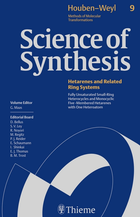 Science of Synthesis: Houben-Weyl Methods of Molecular Transformations Vol. 9