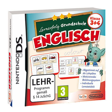 Lernerfolg Grundschule Englisch 3.+ 4. Klasse, 1 Nintendo-DS-Spiel