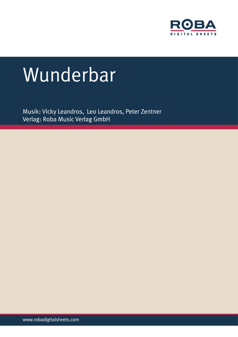 Wunderbar - Vicky Leandros, Leo Leandros, Peter Zentner