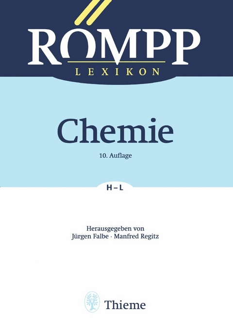 RÖMPP Lexikon Chemie, 10. Auflage, 1996-1999