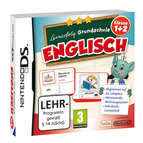 Lernerfolg Grundschule Englisch 1.+ 2. Klasse, 1 Nintendo-DS-Spiel