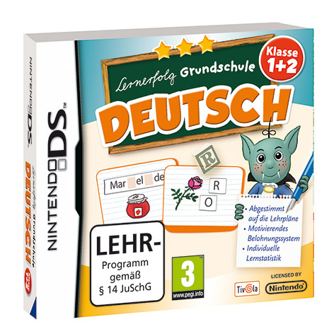 Lernerfolg Grundschule Deutsch 1.+ 2. Klasse, 1 Nintendo-DS-Spiel