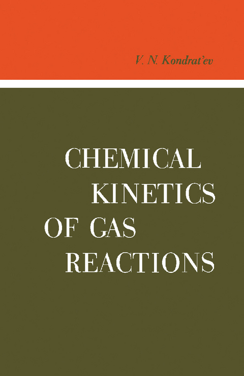 Chemical Kinetics of Gas Reactions -  V. N. Kondrat'Ev