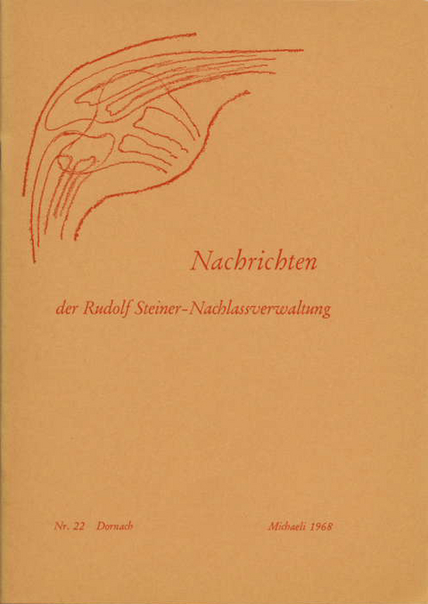 Beiträge zur Rudolf Steiner Gesamtausgabe, Heft 22 - 