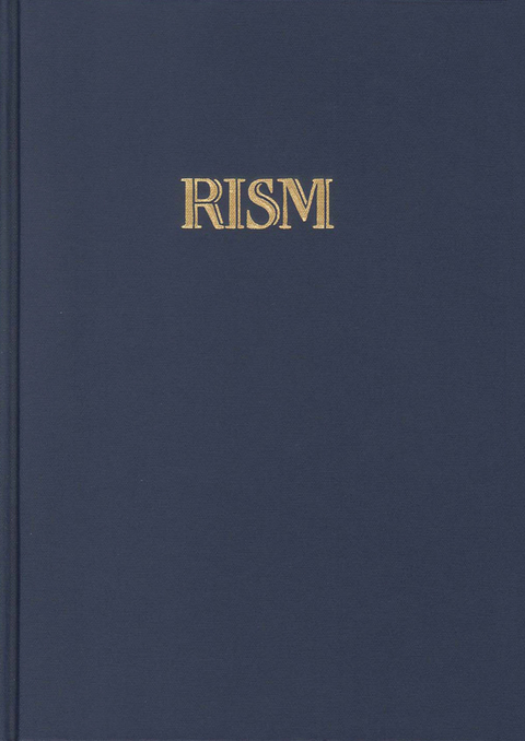 RISM B IV,2 Manuscripts of Polyphonic Music - 