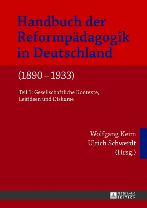 Handbuch der Reformpädagogik in Deutschland (1890–1933) - 