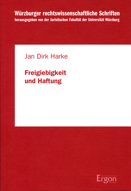 Freigiebigkeit und Haftung - Jan D Harke