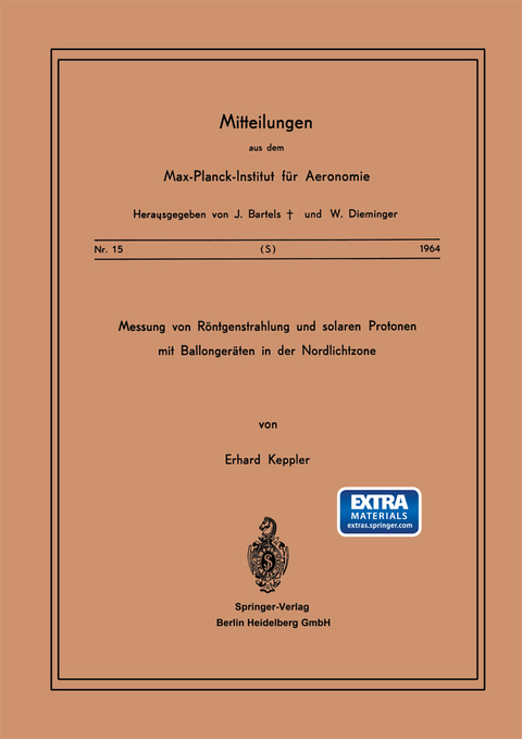 Messung von Röntgenstrahlung und Solaren Protonen mit Ballongeräten in der Nordlichtzone - E. Keppler