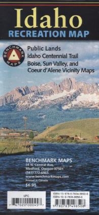 Benchmark Idaho Recreation Map - 