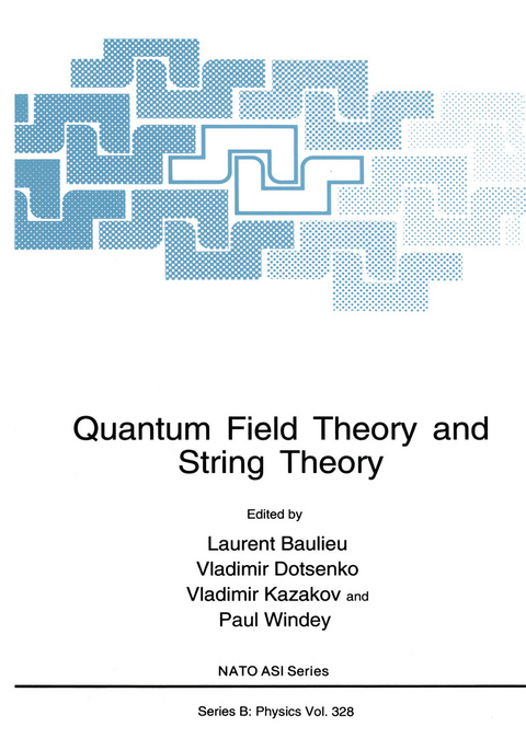 Quantum Field Theory and String Theory - 