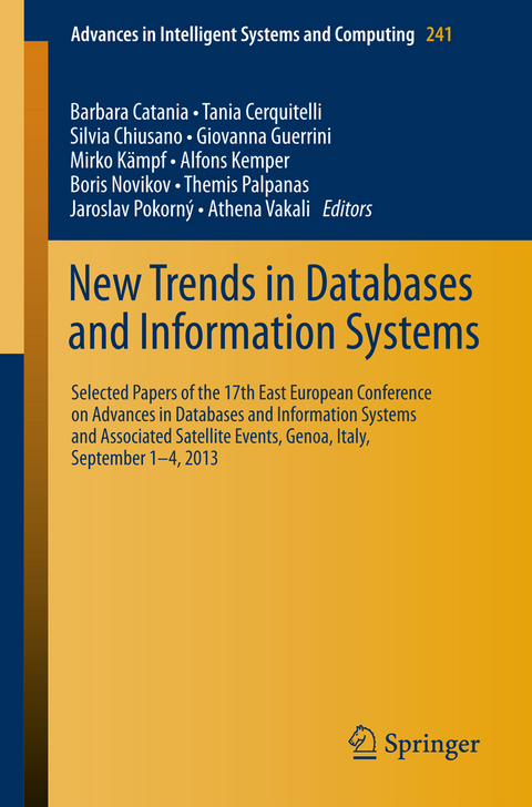 New Trends in Databases and Information Systems - 