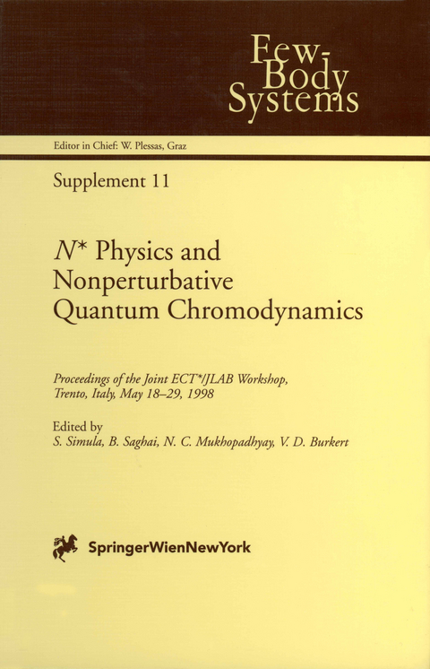 N* Physics and Nonperturbative Quantum Chromodynamics - 