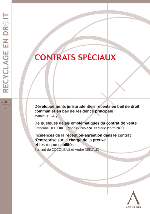 Contrats spéciaux -  Collectif