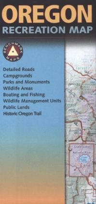 Benchmark Oregon Recreation Map - 