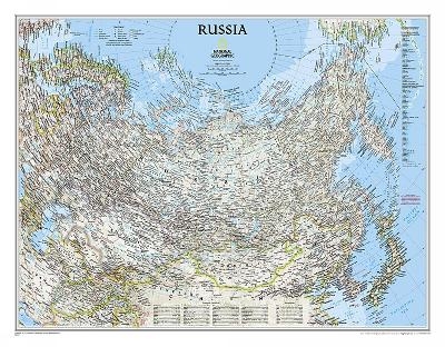 Russia Classic, Tubed - National Geographic Maps