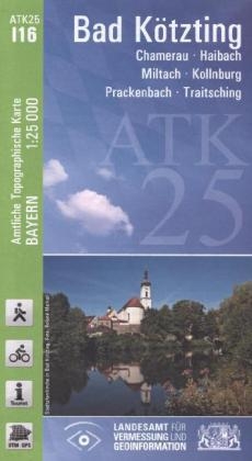 ATK25-I16 Bad Kötzting (Amtliche Topographische Karte 1:25000) - Breitband und Vermessung Landesamt für Digitalisierung  Bayern