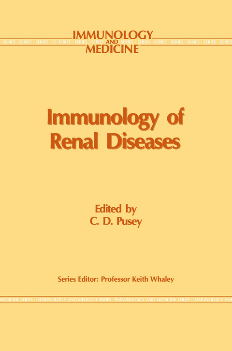 Immunology of Renal Disease - 