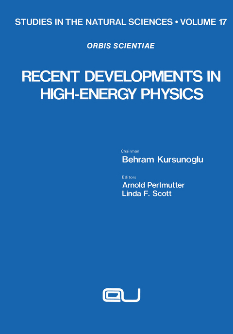 Recent Developments in High-Energy Physics - 