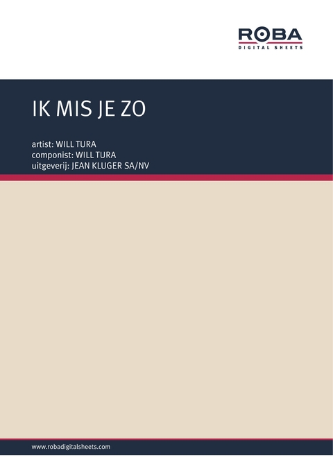 IK MIS JE ZO - Jean Kluger, Nelly Byl