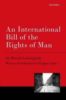 An International Bill of the Rights of Man - Hersch Lauterpacht