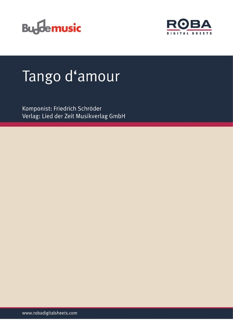 Tango d'amour - Friedrich Schröder, Erich Scheffler